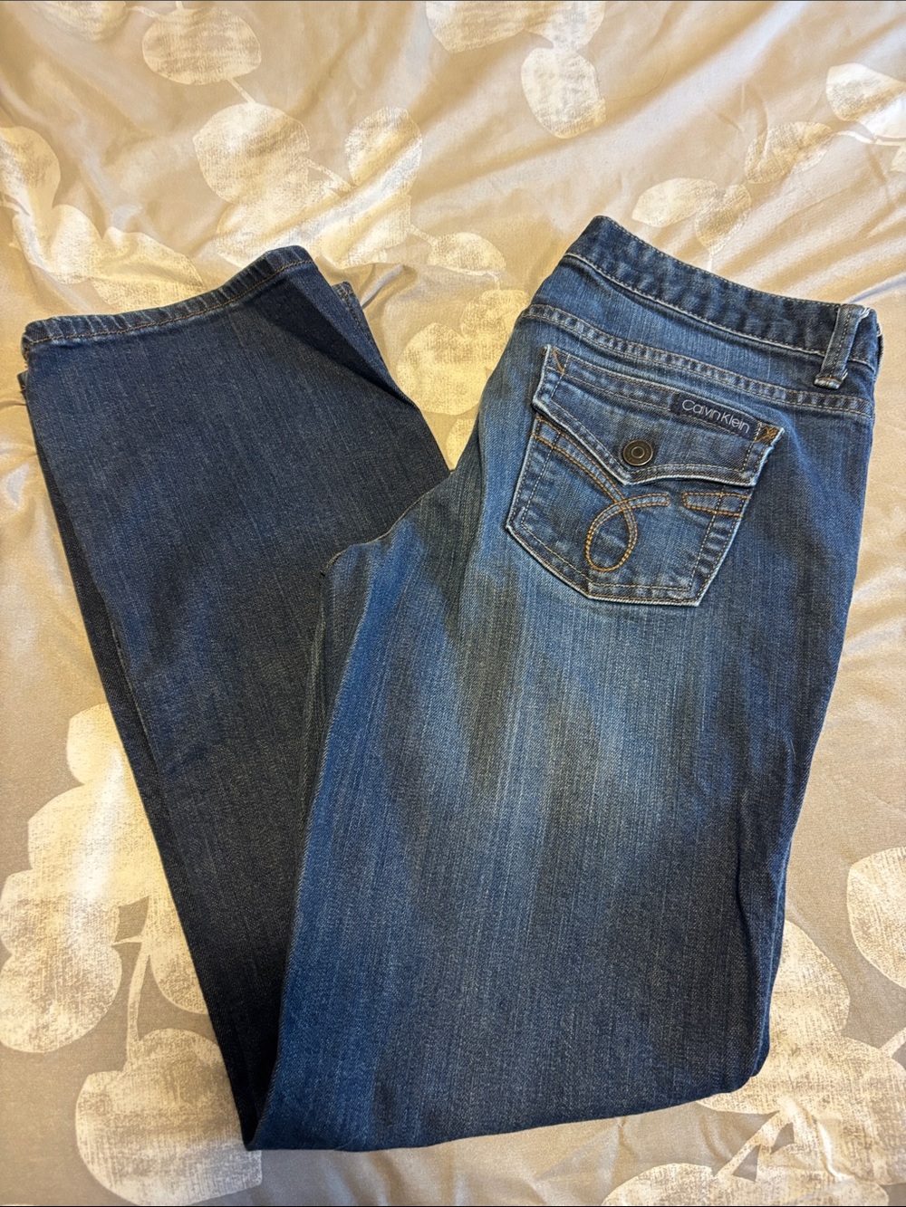 Calvin Klein Women’s Blue Boot Cut Jeans